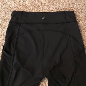 LULULEMON mesh cutout leggings